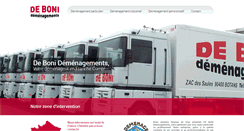 Desktop Screenshot of deboni.fr